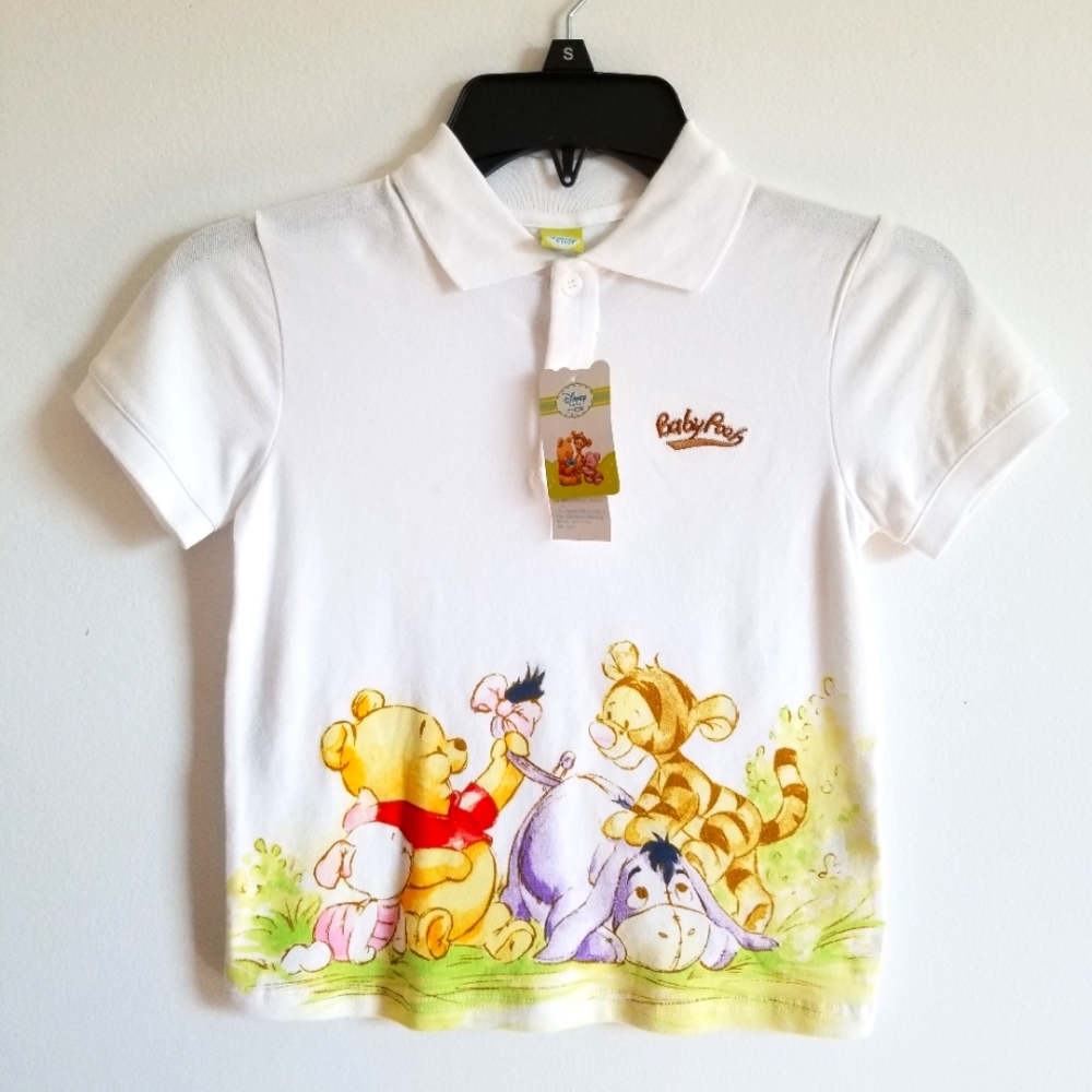 Disney Pooh polo shirt size 6/7